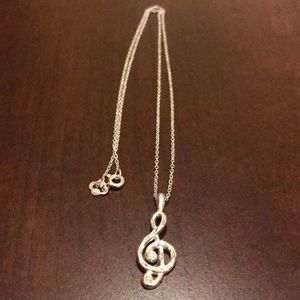 Treble Clef Necklace